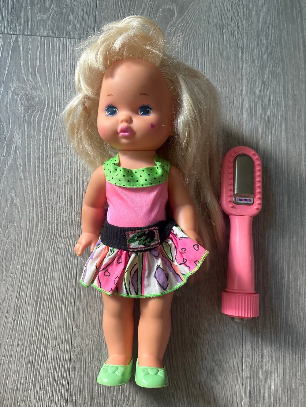 Vintage 1988 Lil Miss Magic Hair Doll Rainbow Brush Mattel